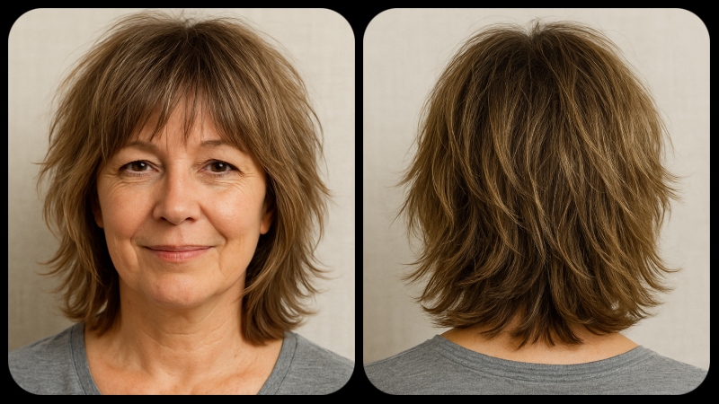 fine thin medium length hairstyles for thin hair over 50